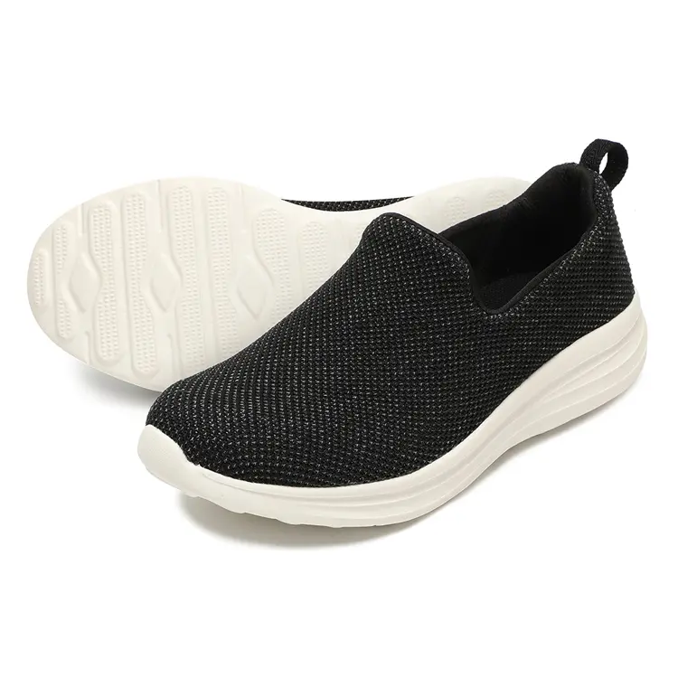 Casual Sneakers Suppliers –  China New Fashion Style Hot Sales Men Women Sneakers Knitted Fabric Lightweight  Casual  Shoes Men – Jianer