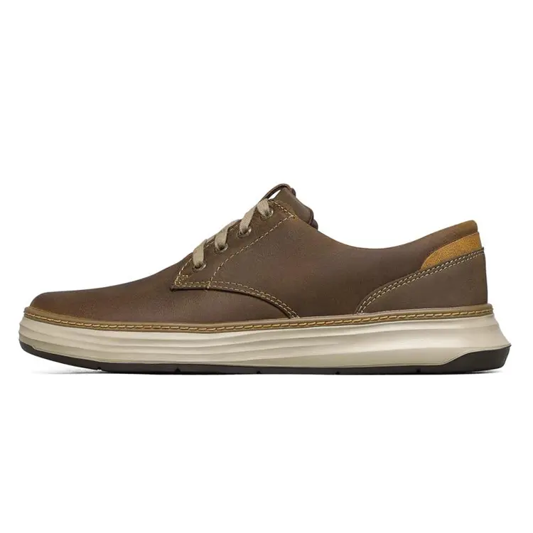 Jian Er Custom Brand Wholesale High Quality Footwear Flat Sneaker Leather Shoes Men Casual