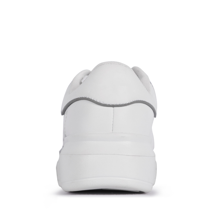 Wholesale OEM Casual Women Sneakers Supplier –  JIANER Wholesale Quality Custom Logo Cheap Women Men Zapatos Leather White Flat Casual Shoes Unisex – Jianer