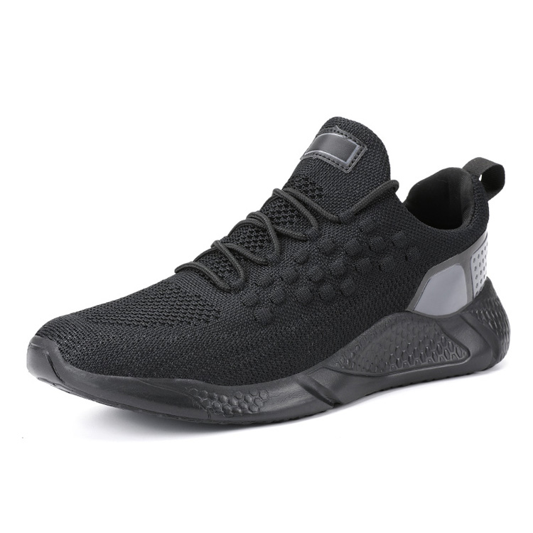 Fashion Footwear OEM ODM Service Outdoor Fly Knit Breathable Sneaker Men Low Price Sport Shoes