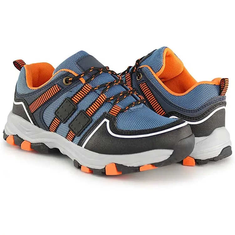 China  OEM Children Sneakers Boys Girls Running Shoe Student Leather Kids Camouflage Hiking Shoes Boys